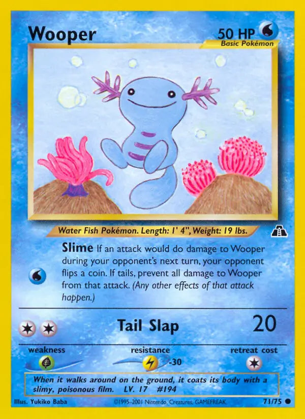 Wooper 71/75 Neo Discovery [Unlimited]
