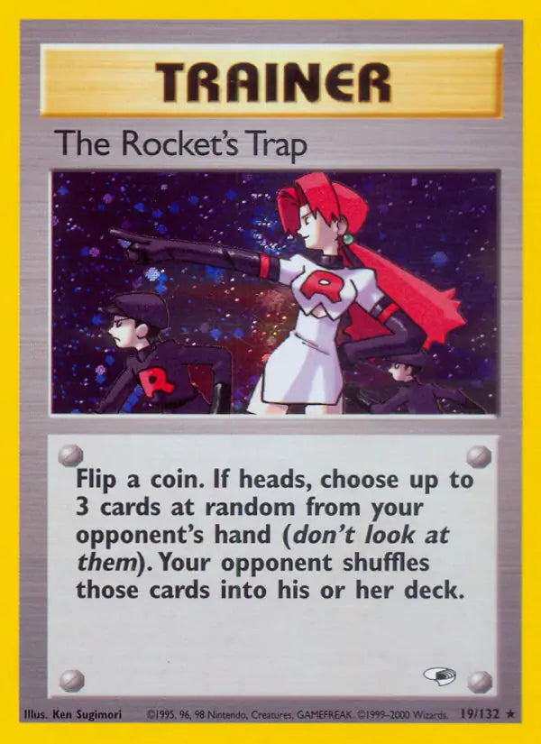 The Rocket's Trap 019/132 Gym Heroes [Unlimited]