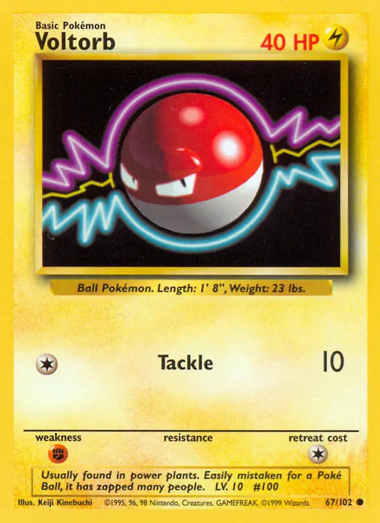 Voltorb (67/102) [Base Set - Unlimited]