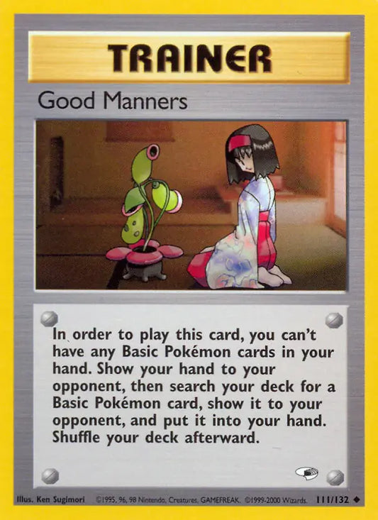 Good Manners 111/132 Gym Heroes [Unlimited]