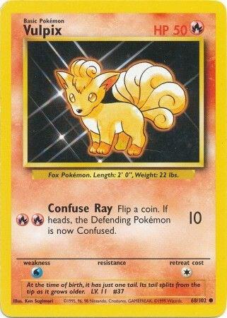 Vulpix (68/102) [Base Set - Unlimited]