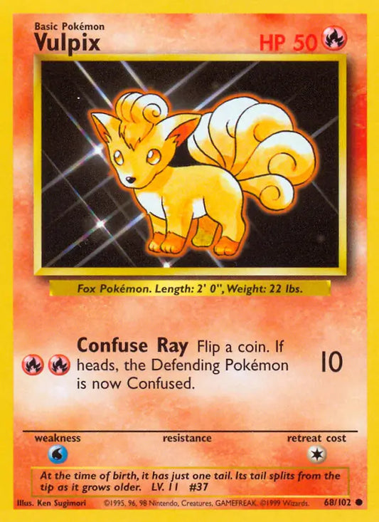 Vulpix (68/102) [Base Set - Unlimited]