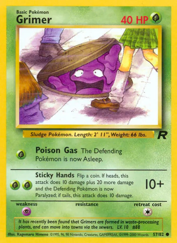Grimer 57/82 Team Rocket