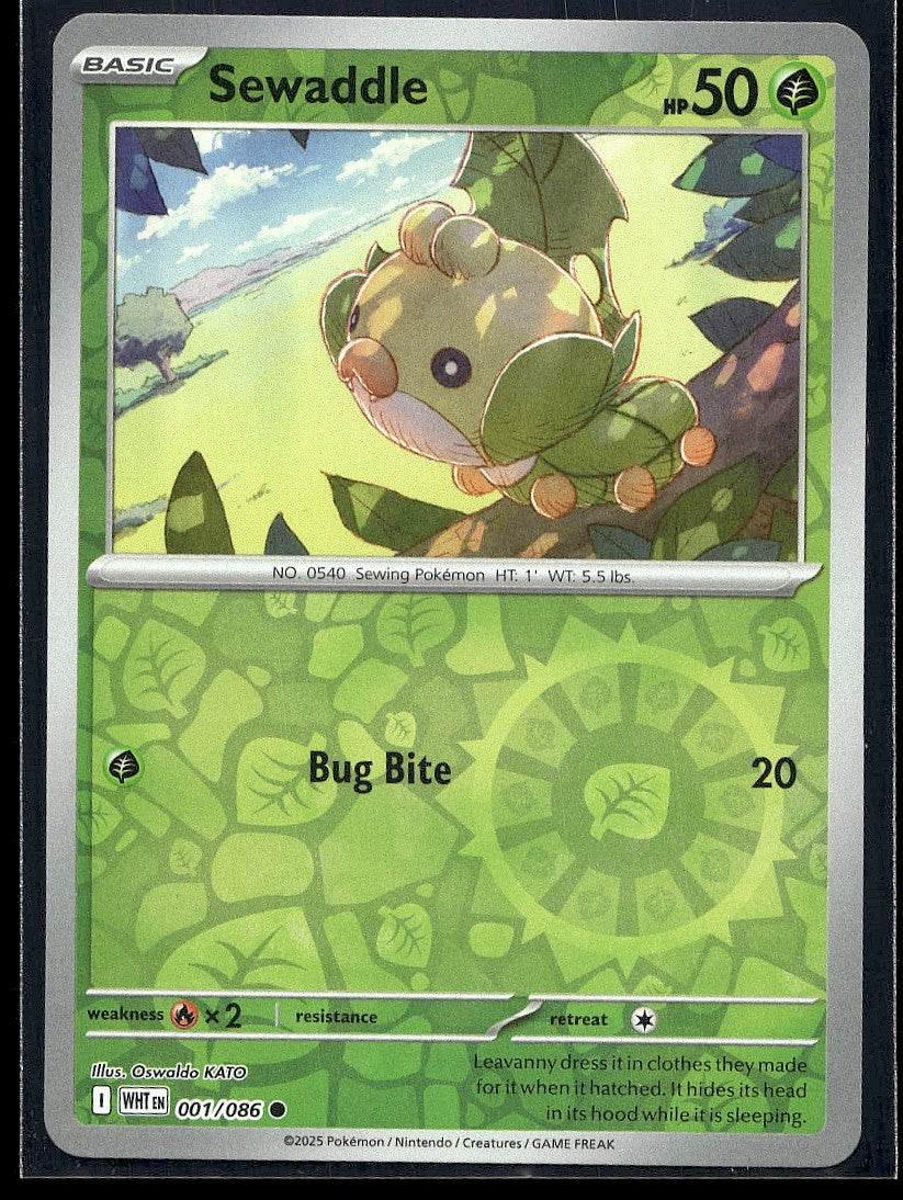 Sewaddle 001/086 SV: White Flare Reverse Holo LP