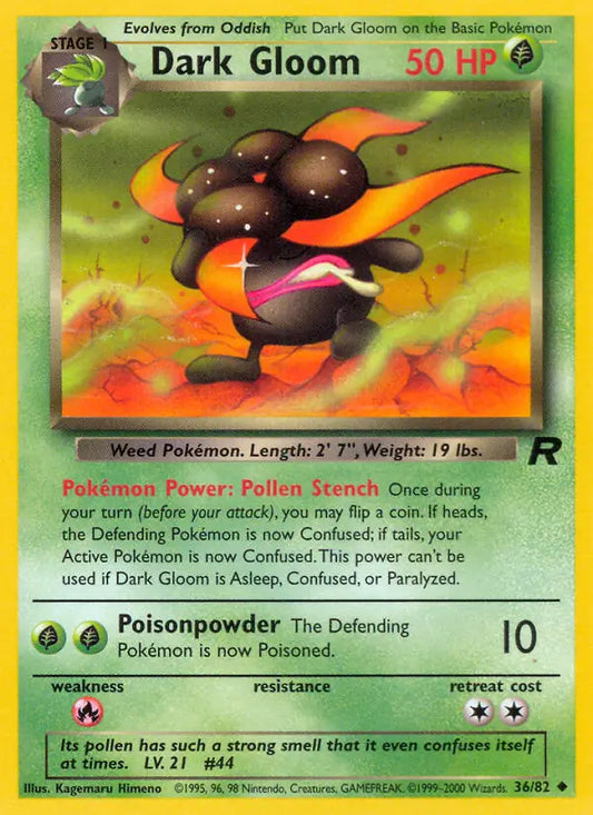 Dark Gloom 36/82 Team Rocket