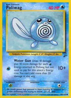 Poliwag 088/130 Base Set 2