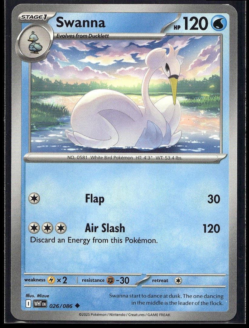Swanna 026/086 SV: White Flare LP