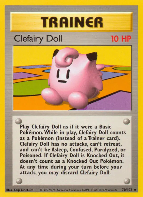 Clefairy Doll (70/102) [Base Set - Unlimited]