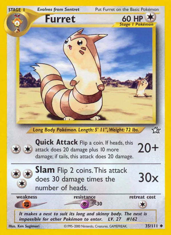 Furret 035/111 Neo Genesis [Unlimited]
