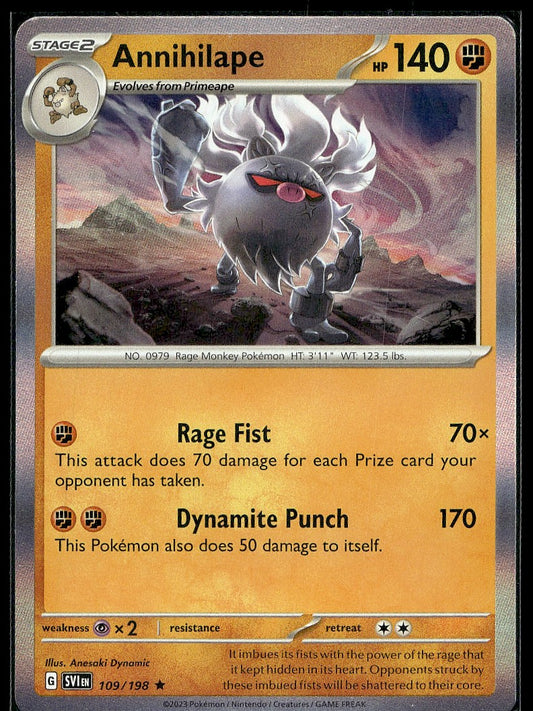Annihilape 109/198 SV01: Scarlet & Violet Base Set Holo LP