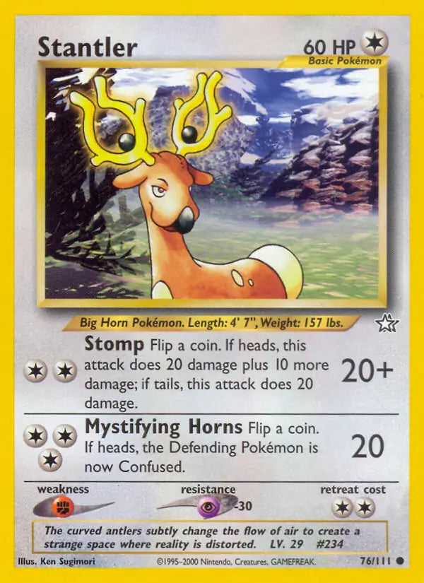 Stantler 076/111 Neo Genesis [Unlimited]