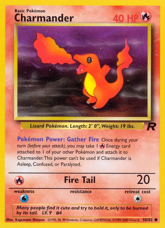Charmander 50/82 Team Rocket