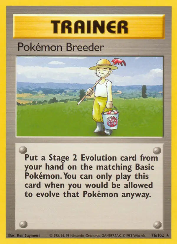 Pokemon Breeder (76/102) [Base Set - Unlimited]