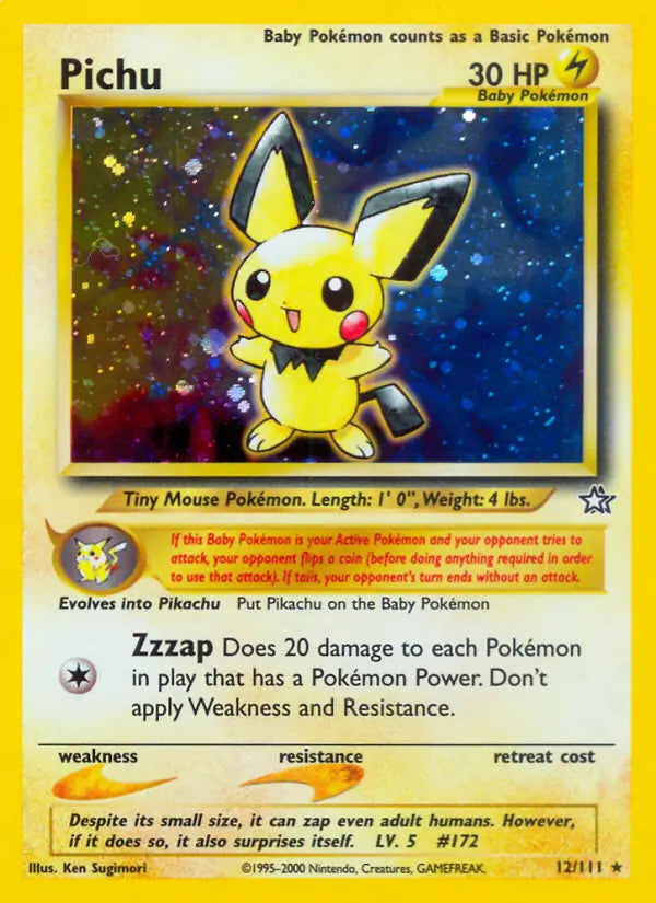 Pichu 012/111 Neo Genesis [Unlimited]