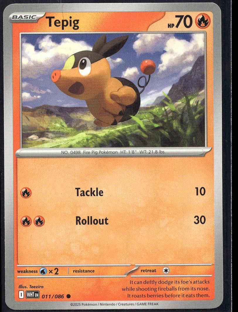 Tepig 011/086 SV: White Flare LP