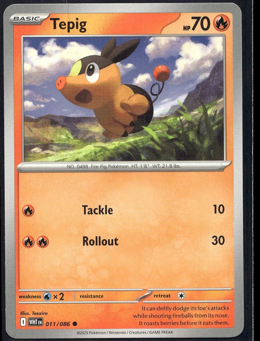 Tepig 011/086 SV: White Flare LP