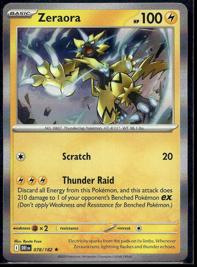Zeraora 078/182 SV10: Destined Rivals Holo LP