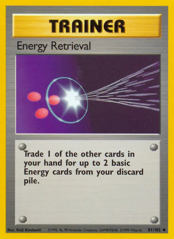 Energy Retrieval (81/102) [Base Set - Unlimited]