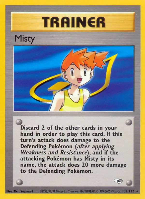 Misty (102) 102/132 Gym Heroes [Unlimited]