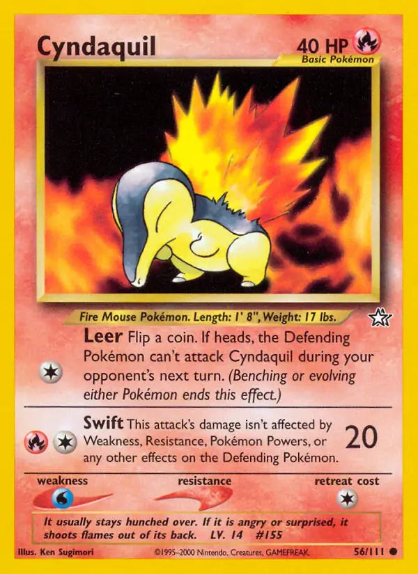 Cyndaquil (56) 056/111 Neo Genesis [Unlimited]