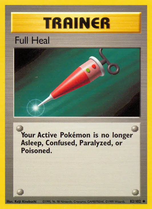 Full Heal (82/102) [Base Set - Unlimited]