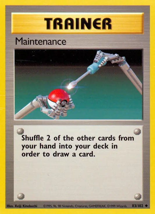 Maintenance (83/102) [Base Set - Unlimited]