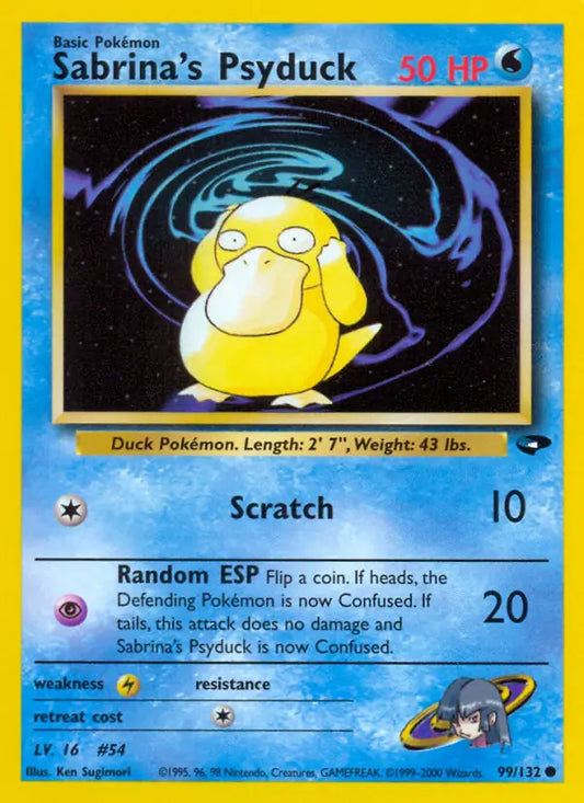 Sabrina's Psyduck 099/132 Gym Challenge [Unlimited]