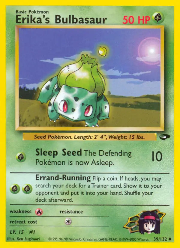 Erika's Bulbasaur 039/132 Gym Challenge [Unlimited]