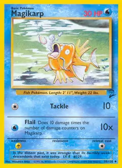 Magikarp 050/130 Base Set 2