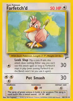 Farfetch'd 040/130 Base Set 2