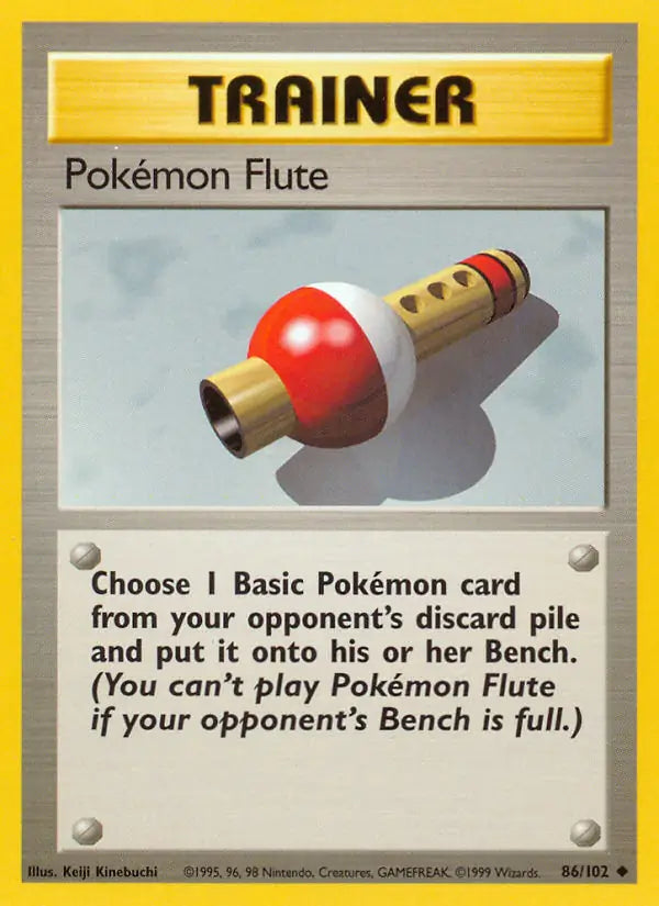 Pokemon Flute (86/102) [Base Set - Unlimited]
