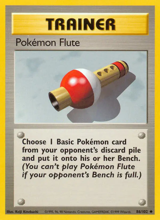 Pokemon Flute (86/102) [Base Set - Unlimited]