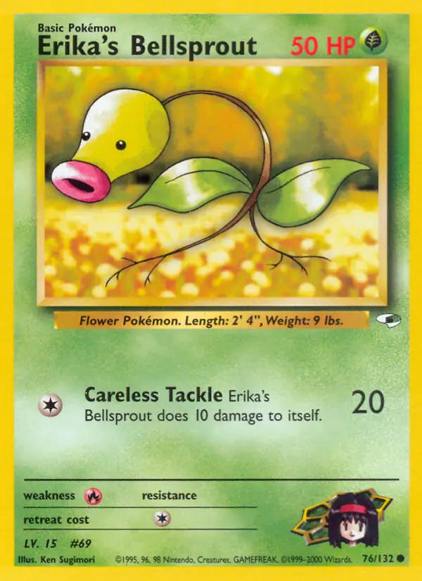 Erika's Bellsprout (76) 076/132 Gym Heroes [Unlimited]