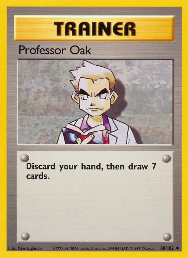 Professor Oak (88/102) [Base Set - Unlimited]