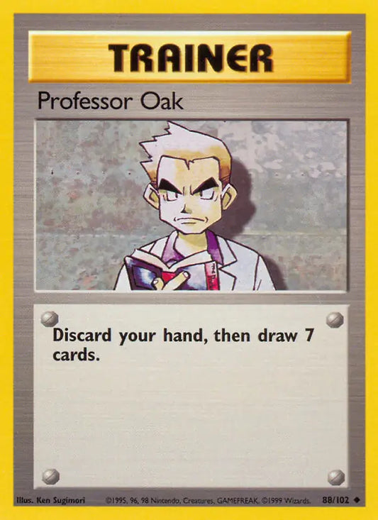 Professor Oak (88/102) [Base Set - Unlimited]