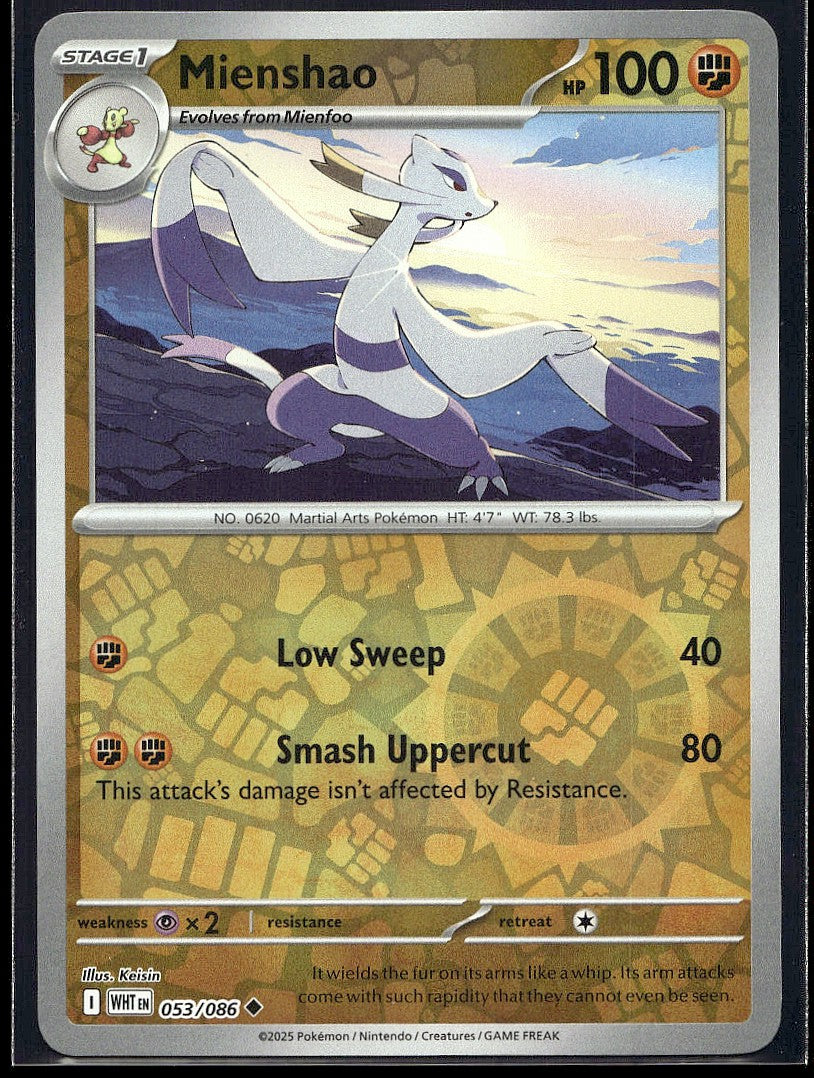 Mienshao 053/086 SV: White Flare Reverse Holo LP