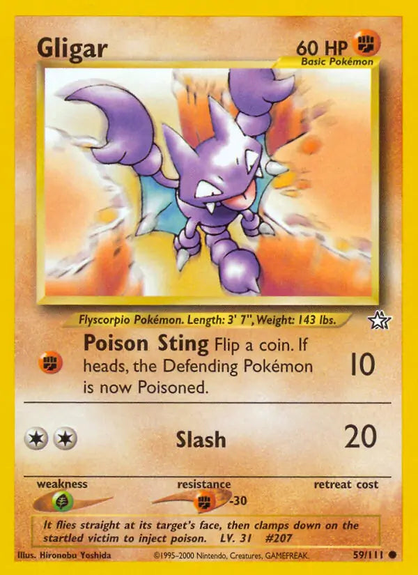 Gligar 059/111 Neo Genesis [Unlimited]