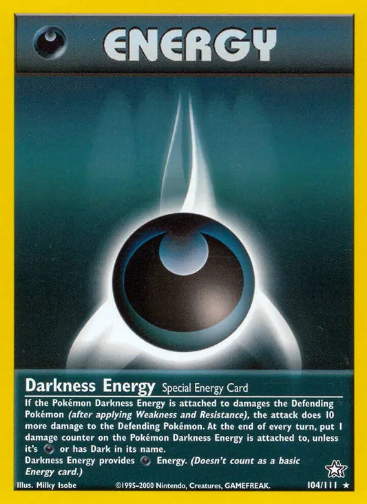 Darkness Energy 104/111 Neo Genesis [Unlimited]