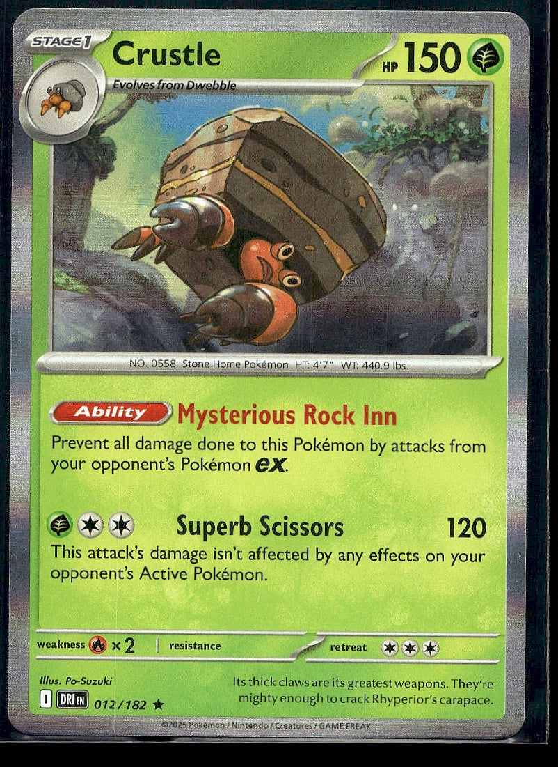 Crustle - 012/182 SV10: Destined Rivals Holo LP