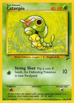 Caterpie 068/130 Base Set 2