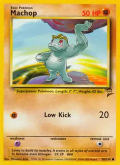 Machop 078/130 Base Set 2