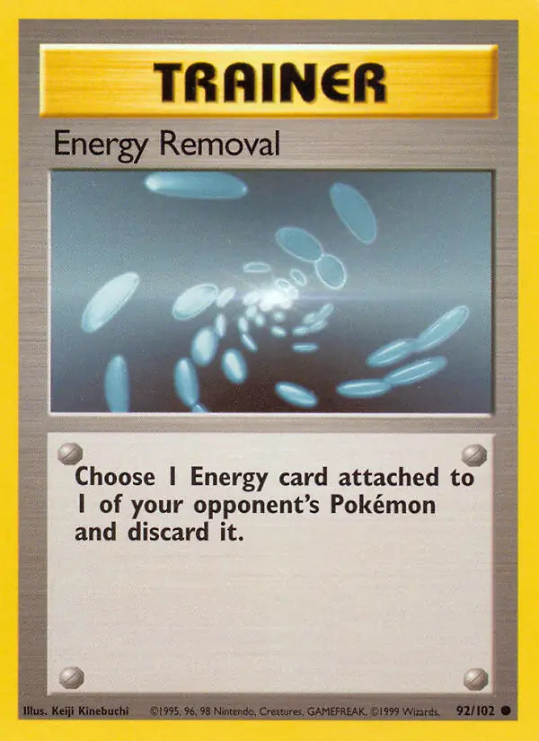 Energy Removal (92/102) [Base Set - Unlimited]