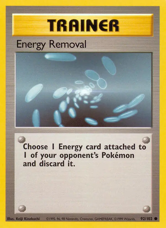 Energy Removal (92/102) [Base Set - Unlimited]