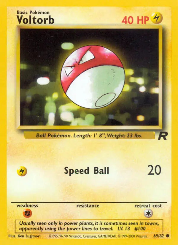 Voltorb 69/82 Team Rocket