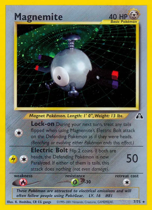 Magnemite 7/75 Holo Neo Discovery [Unlimited]