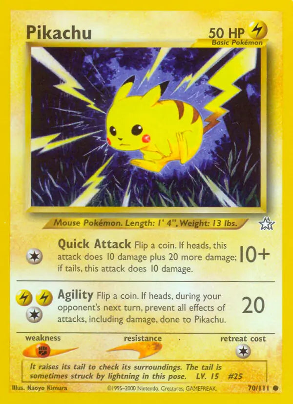 Pikachu 070/111 Neo Genesis [Unlimited]