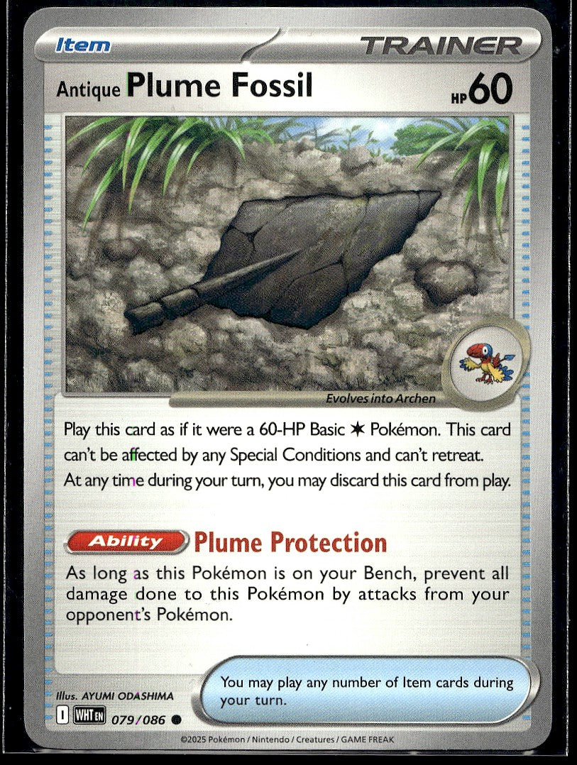 Antique Plume Fossil 079/086 SV: White Flare LP