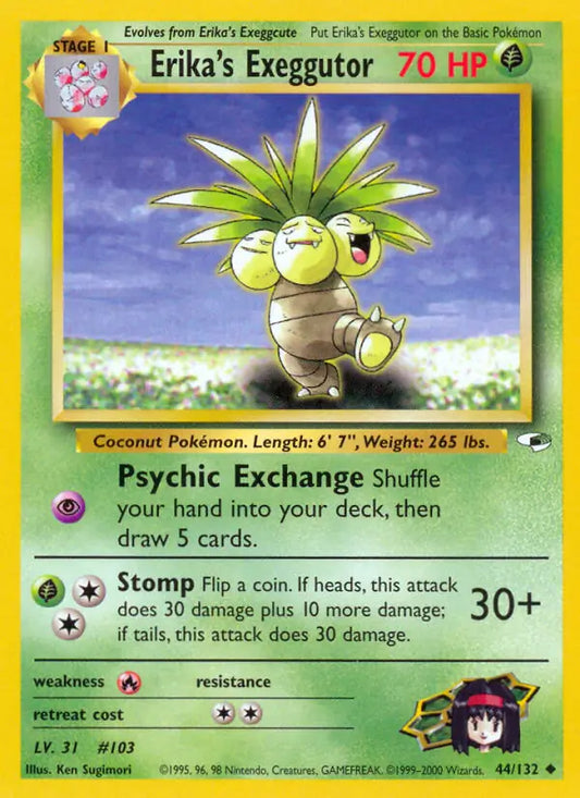 Erika's Exeggutor 044/132 Gym Heroes [Unlimited]