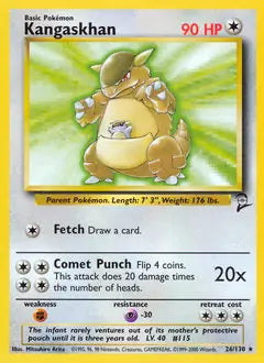 Kangaskhan 026/130 Base Set 2