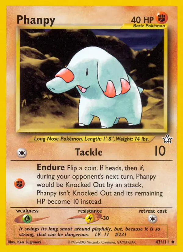 Phanpy 043/111 Neo Genesis [Unlimited]